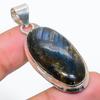 Labradorite Gemstone 925 Solid Sterling Silver Jewelry Pendant 1.97" SU-10251