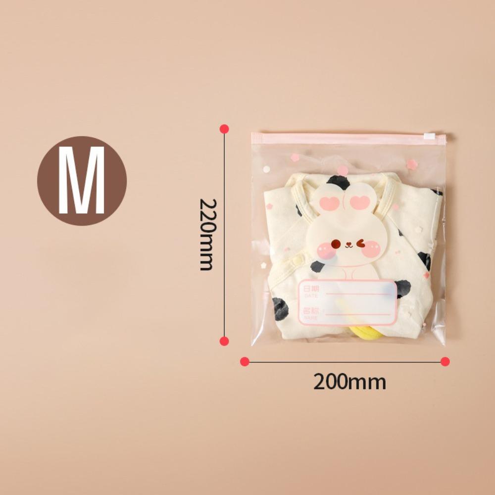 10 шт. Мультяшный многоразмерный классифицированный мешок для хранения, Портативный дорожный герметичный мешок, Мешочек для детской одежды/подгузников, Многофункциональная сумка-органайзер