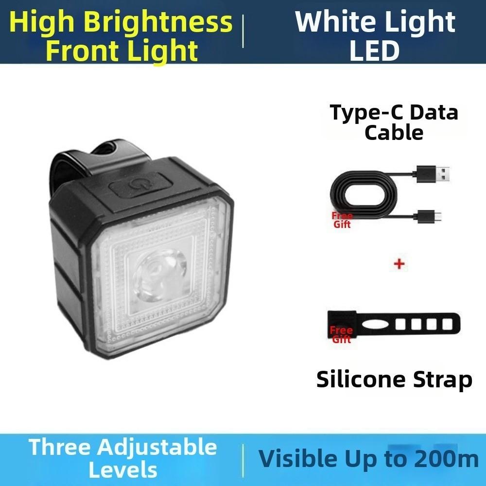 Quick Charging Bicycle Brake Tail Light High Brightness Cycling Accessories  Night Cycling