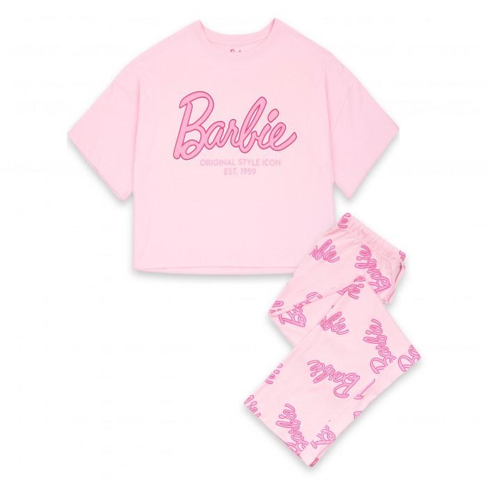 barbie Женский/женский пижамный комплект с логотипом