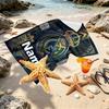Custom Name Personalized Real Madrid CF Print Beach Towel, for Trip Camping Beach Party Home Decor, Birthday Gift for Family & Friends