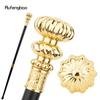 Золотая Роскошная Ручка в виде Цветка Модная Косплей Трость для Ходьбы Вечеринка Декоративная Трость Элегантный Набалдашник-Посох Трость для Ходьбы 92 см