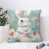 Пасхальные Яйца Кролик Наволочки Полиэстер Домашняя Наволочка Милая Наволочка для Декоративной Подушки 40*40