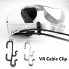 VR Cable Clamp Buckle Data Cable Fixer Clip for Oculus Quest 2 /Pico Neo 3 Link Standard VR Headset Strap Accessories
