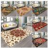 Bohemian Ethnic Style Carpet Retro Living Room Carpet Washable Dining Room Interior Door Mat Kitchen Area Decoration Carpet