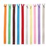 10Pcs Lace Zipper Mixed Style Bud Silk Shape No.3 Nylon Sewing Clothing Accessories 35cm
