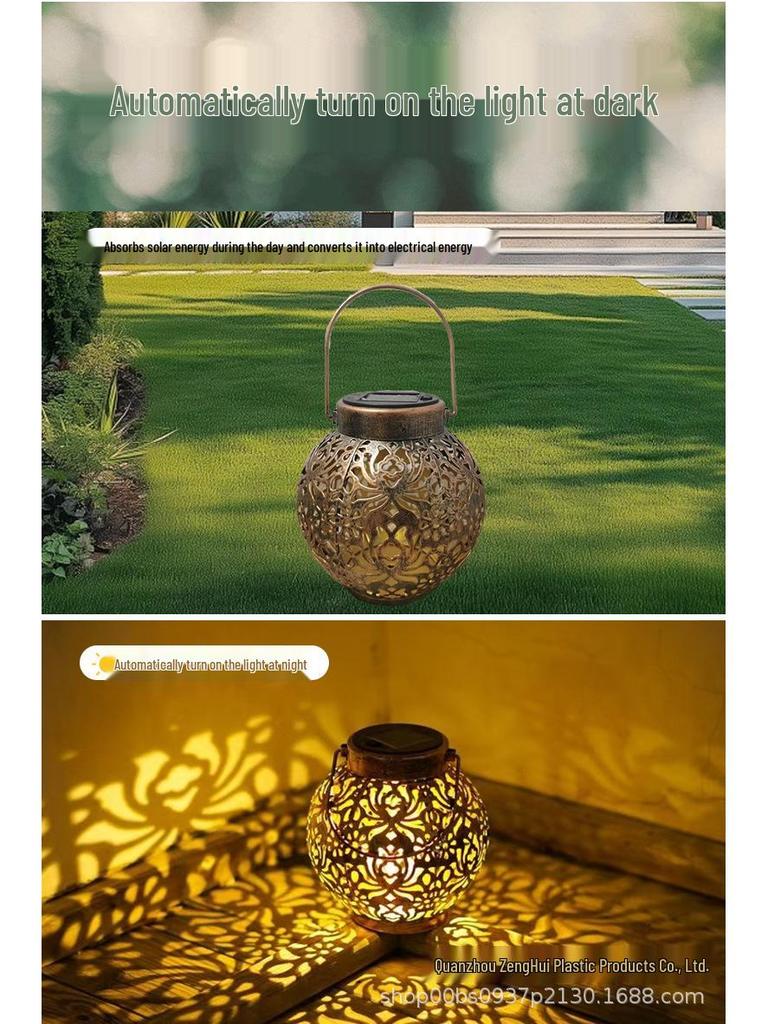 Эпифиллум Солнечный Кованый Металл Проекционный Свет – Наружное Садовое Светодиодное Атмосферное Освещение