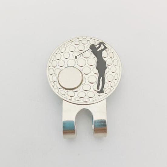 Зажим для шляпы для гольфа, магнитный держатель для мяча для гольфа, мужские и женские шляпы для гольфа, брюки, сумки, козырьки, ремни, металлический зажим, аксессуары для гольфа, подарок для энтузиастов