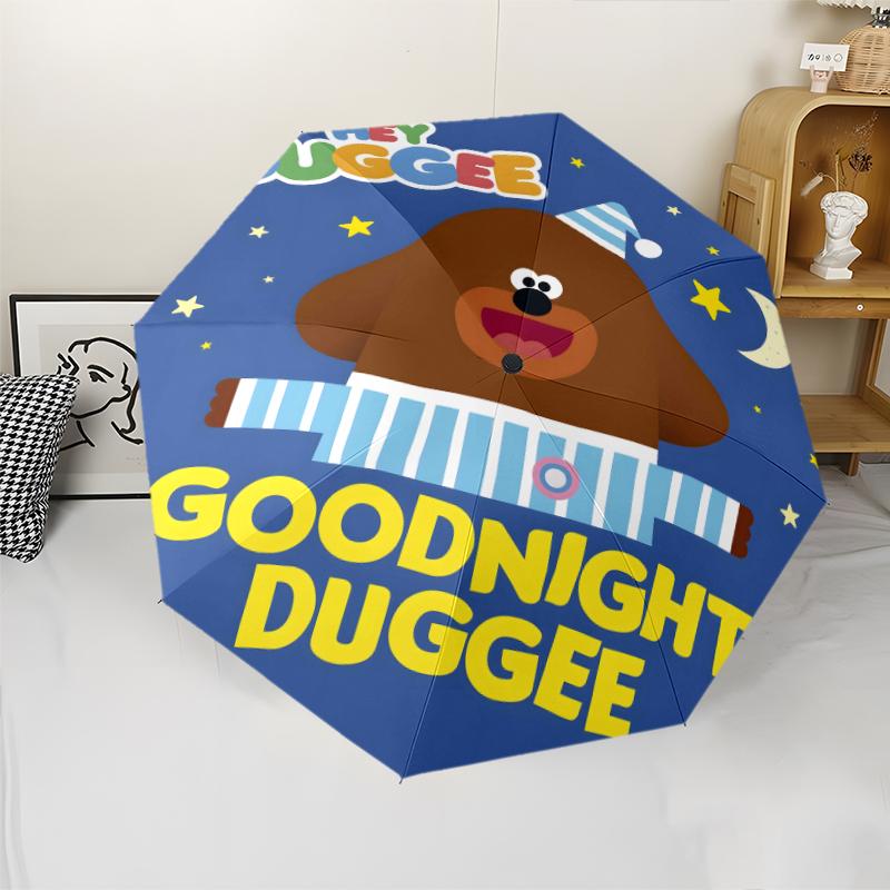 1pc Hey Duggee1 Umbrella, Sun Protection, And UV Shielding. It Has Eight Sturdy Ribs for Outdoor Use And Perfect Gift