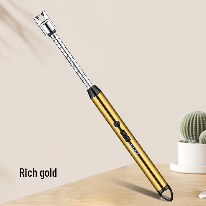 Новая USB-C ветрозащитная дуговая импульсная кухонная зажигалка с перезаряжаемым аккумулятором