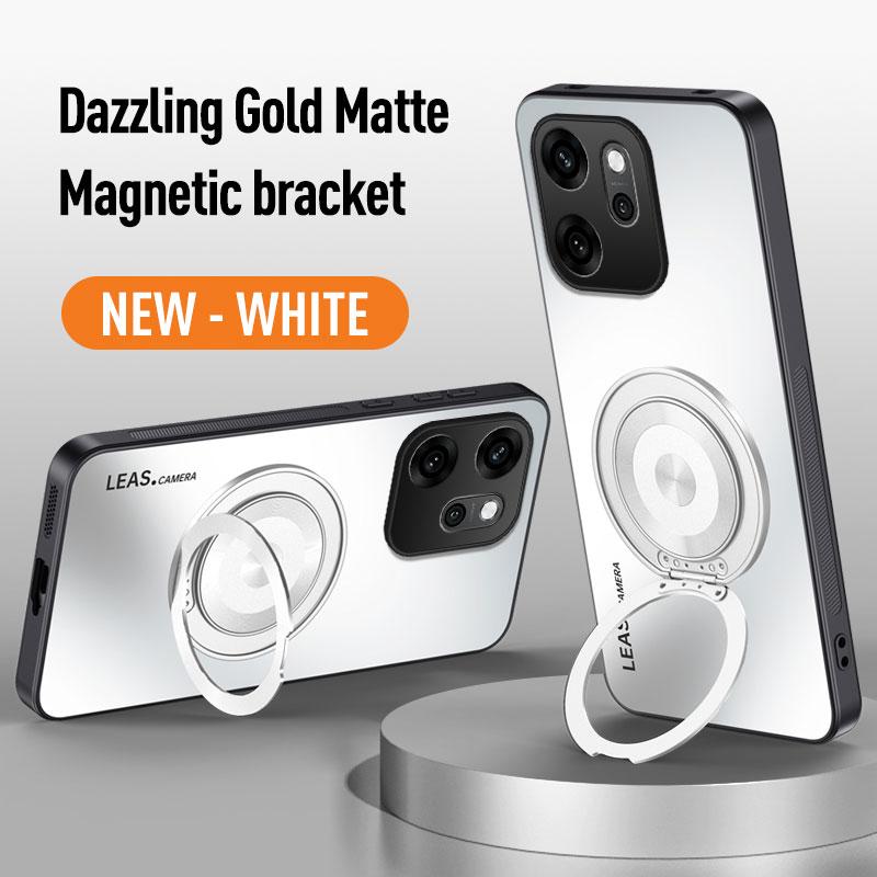 For Oppo Reno 6 8 10 11 12 13 13F 14 14F Find X8 X7 Ultra X6 X5 Pro Magnetic Ring Stand Back Phone Case Ring Lens Protect Cover