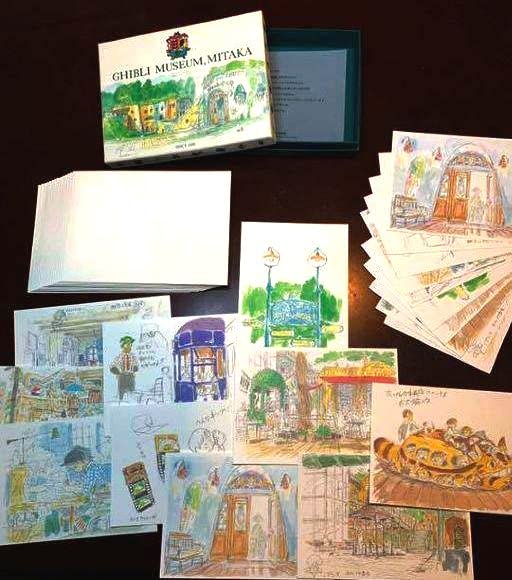 Музей Ghibli Ограниченная серия Набор открыток с изображениями