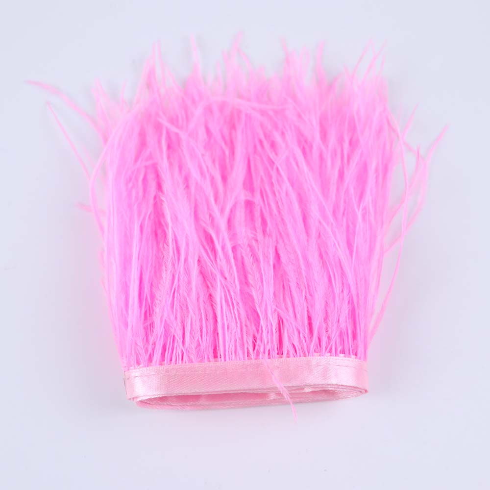 Перо 6-18 см Натуральное Белое Черное Страусиные Перья Отделка для Свадебного Платья Аксессуары для Одежды Декор Вечерин Перо Бахрома