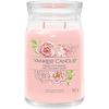 Bougie Parfumée - YANKEE CANDLE - Signature Candle - Cire De Soja - Double Mèche - Rose Parfumée