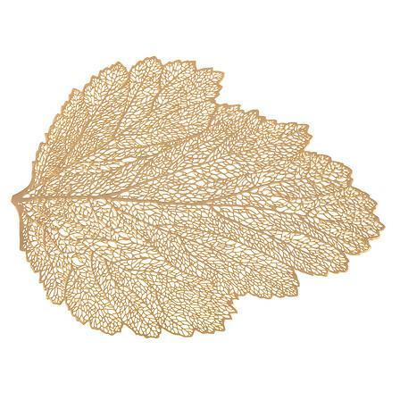 Leaf Coaster 47 Cm Gold