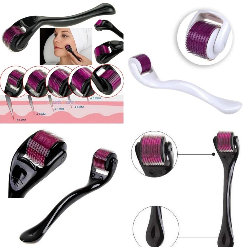 Премиальный титановый мезороллер 540 микроигл для преображения сияющей кожи