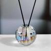 Glass Crystal Aroma Diffuser Bottle Geometric Circular Crystal Ball Toothbrush Holder Aromatherapy Base Home Decoration