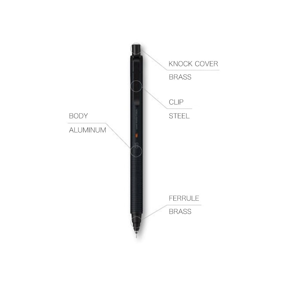 Механический карандаш Mitsubishi Pencil Kurtoga Metal Silent Blue 313767000 0,5 мм