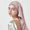 22 Momme  Pure Mulberry Silk Bonnet for Sleeping Women, Hair Care Bonnet for Long Curly Hair Silk Sleeping Cap