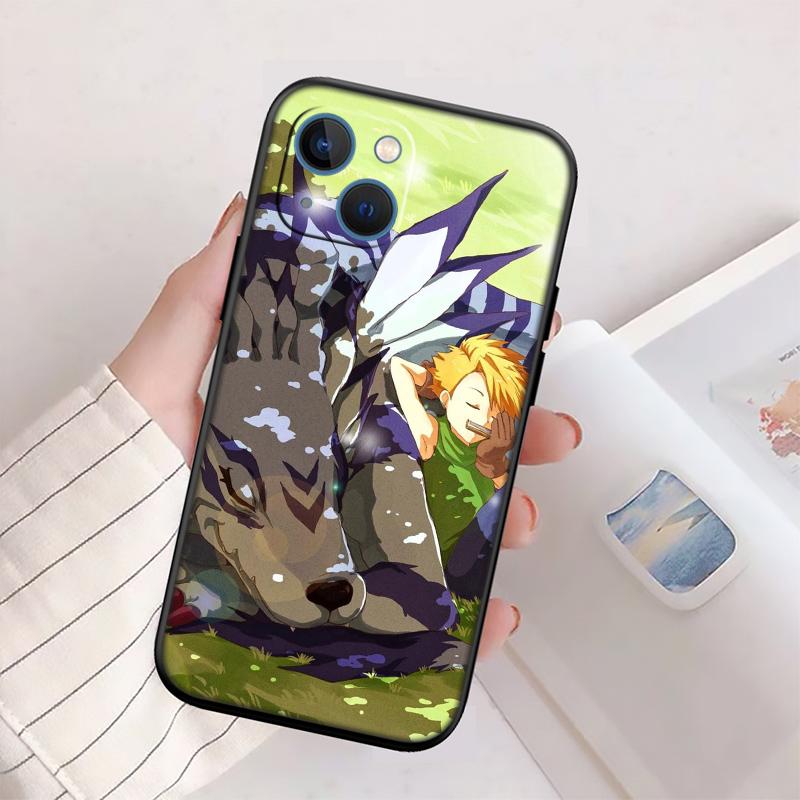Angel D-Digimons New High-End Shell Phone Case for iPhone 16 15 14 13 12 Pro Max Plus Mini