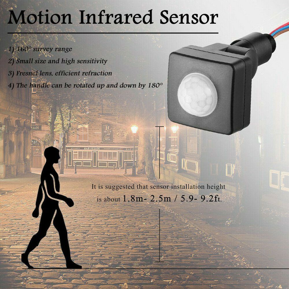 Автоматический выключатель переменного тока 220 В, выключатель света, датчик движения, инфракрасный датчик освещения