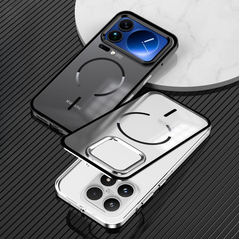 Для Xiaomi 17T Pro Металлическая защитная крышка для объектива из сплава Для Mi 17Pro Max Для беспроводной зарядки MagSafe Акриловая жесткая ударопрочная крышка
