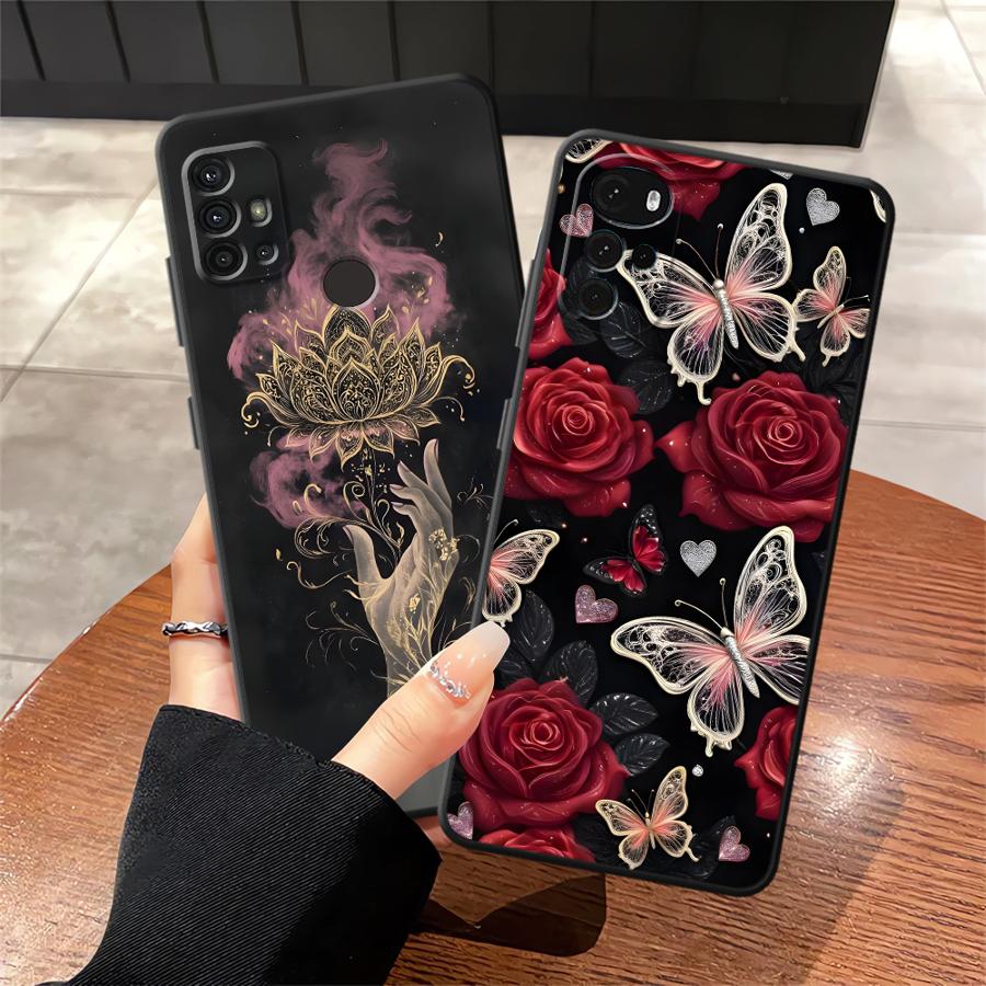Gothic Butterfly Phone Cover Case for Motorola Moto G22 Edge40 Edge 20 Pro 30 Lite G32 G71 G51 G73 G52 G50 G60s G53 G30