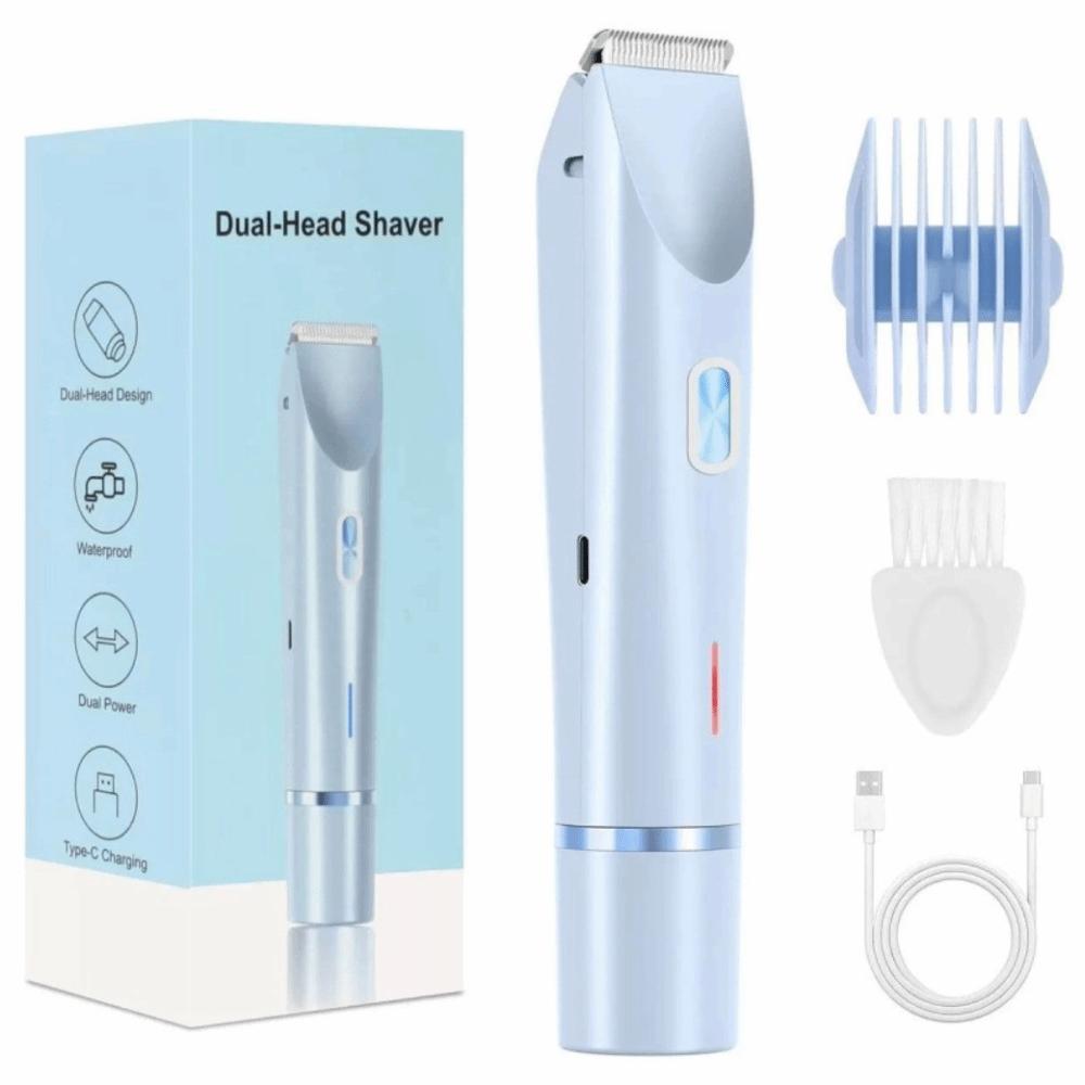 Dual-Head Bikini Trimmer Wet Dry Use Pubic Hair Shaver New Electric Trimmer Summer Use