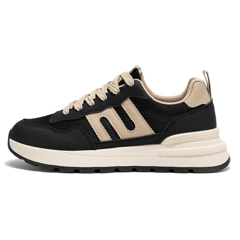 Мужские летние дышащие повседневные кроссовки для бега 2025 - Толстая подошва, износостойкие, универсальные для студентов и отцов.