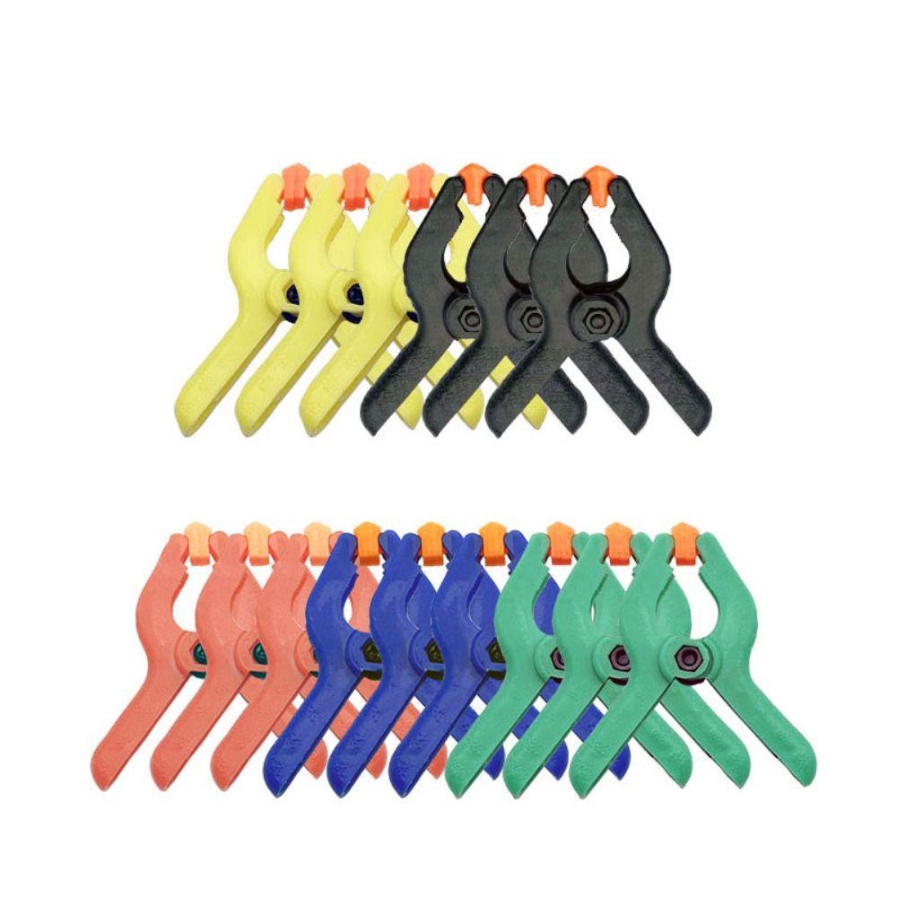 1Pc/10Pcs Woodworking Tools Hand Vise Plastic Joinery Clips Woodwork Immobilization Collet