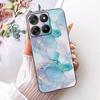 Для Motorola Moto G17 Чехол-аккумулятор Moto G15 Чехол с рисунком «Милый кот и цветы» Мягкий ТПУ Чехол для телефона Для Motorola G15 Power MotoG17 Сумки