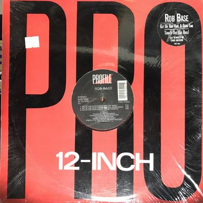 12-дюймовая пластинка ROB BASE - Get Up And Have A Good Time / Turn PRO7292 Profile Records 1990 США Танцевальная и Электронная Музыка Б/у