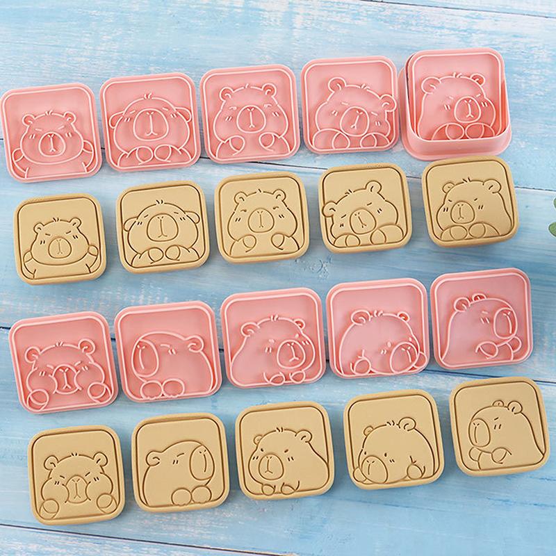 10 шт. мультяшная капибара в форме формочки для печенья форма для помадки печенья инструменты для украшения торта аксессуары для выпечки кухонный гаджет