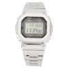 CASIO G-SHOCK GMW-B5000D-1JF 5000 СЕРИИ ЦЕЛЬНОМЕТАЛЛИЧЕСКИЕ Прочные солнечные цифровые часы ЯПОНСКОГО ИЗДЕЛИЯ Классические Bluetooth Серебряные наручные часы для мужчин