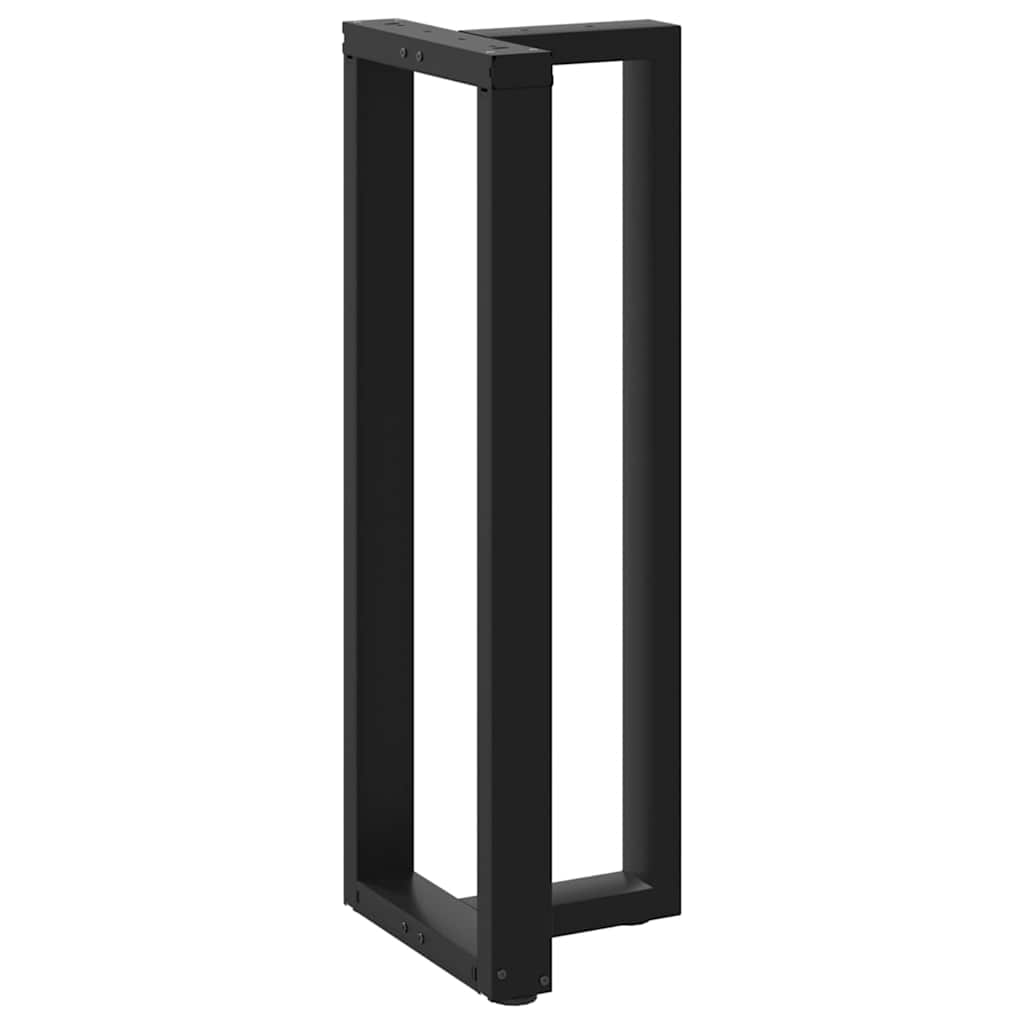 Vidaxl Nogi Do Stołu Barowego, 2 Szt., Czarne, 50X35X(110-111)Cm, Stal