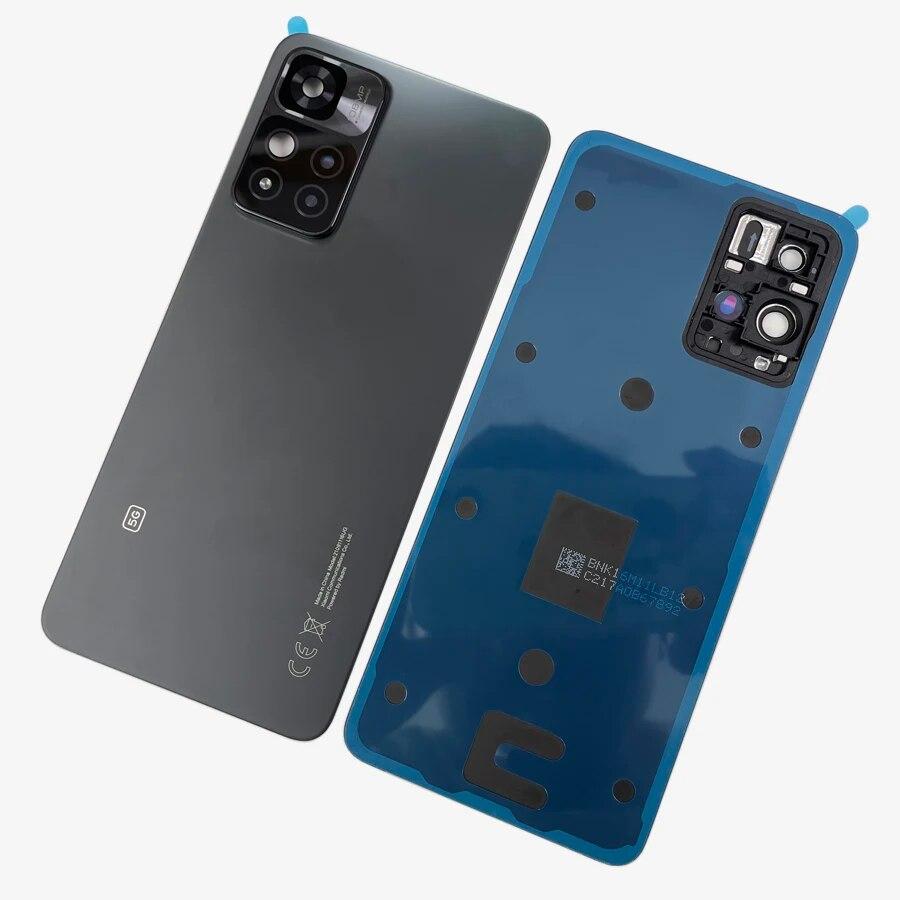Back Glass Cover For Xiaomi Redmi Note 11 Pro+ 5G Plus Battery Door 21091116UG 21091116UC Replacement With Camera Frame