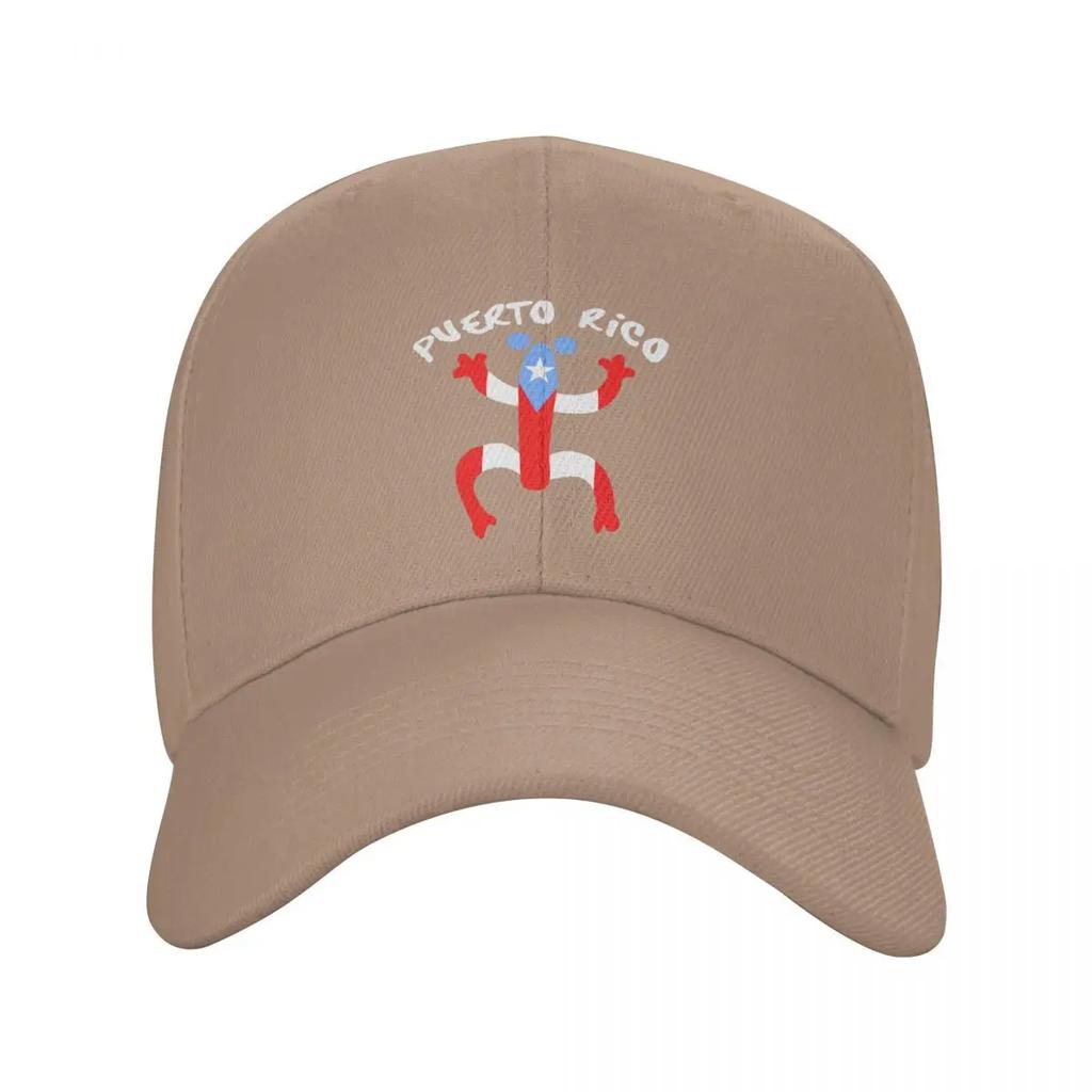 Personalized Puerto Rico Taino Coqui Boricua Flag Baseball Cap Sports Unisex Womens Adjustable Dad Hat Summer Snapback Hats