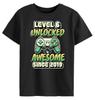 Level 6 Unlocked Kids Gaming T-Shirt 6th Birthday Awesome 2019 Christmas Gamer