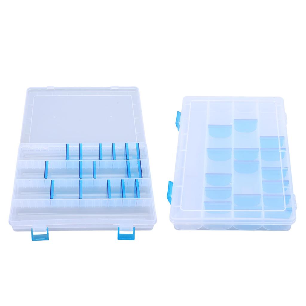 Лоток для рыболовных снастей Пластиковый Прозрачный Легкий Коробка для хранения рыболовных снастей с вставками для рыболовных крючков