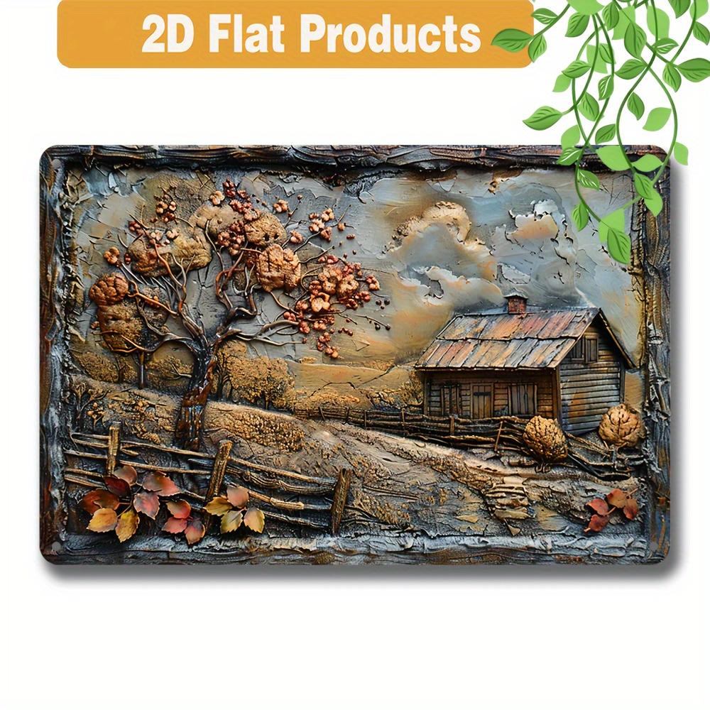 FJ Винтажные металлические жестяные таблички 2D плоская печать Постеры Комната Стена Дом Фермерский дом Декор Украшение комнаты