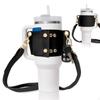PU Leather Cup Cover Easy Carrying with Strap Beverage Bag for Gym Hiking Walking