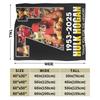 Hulk Hogan Legend Memorial Wrestling Blankets Fleece  Winter  Multi-function Soft Throw Blanket for Bed Couch Bedspread