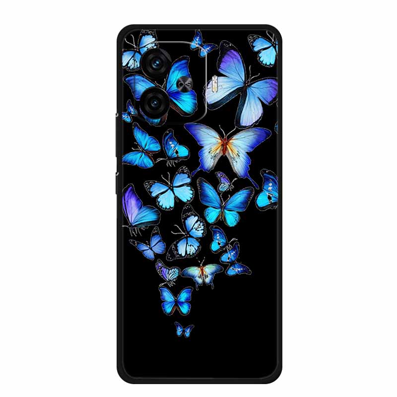 Черный силиконовый чехол для Vivo iQOO Z9 Turbo Plus Чехол Z 9 Turbo Coque Мягкая задняя крышка для телефона Vivo iQOO Z9 Turbo Мультяшный