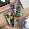 Механическое устройство Черный Для Honor 200 90 8X 9X Pro Lite P50 P40 Nova 10 11i P60 Magic4 6 Mate 20 50 Чехол для телефона из закаленного стекла