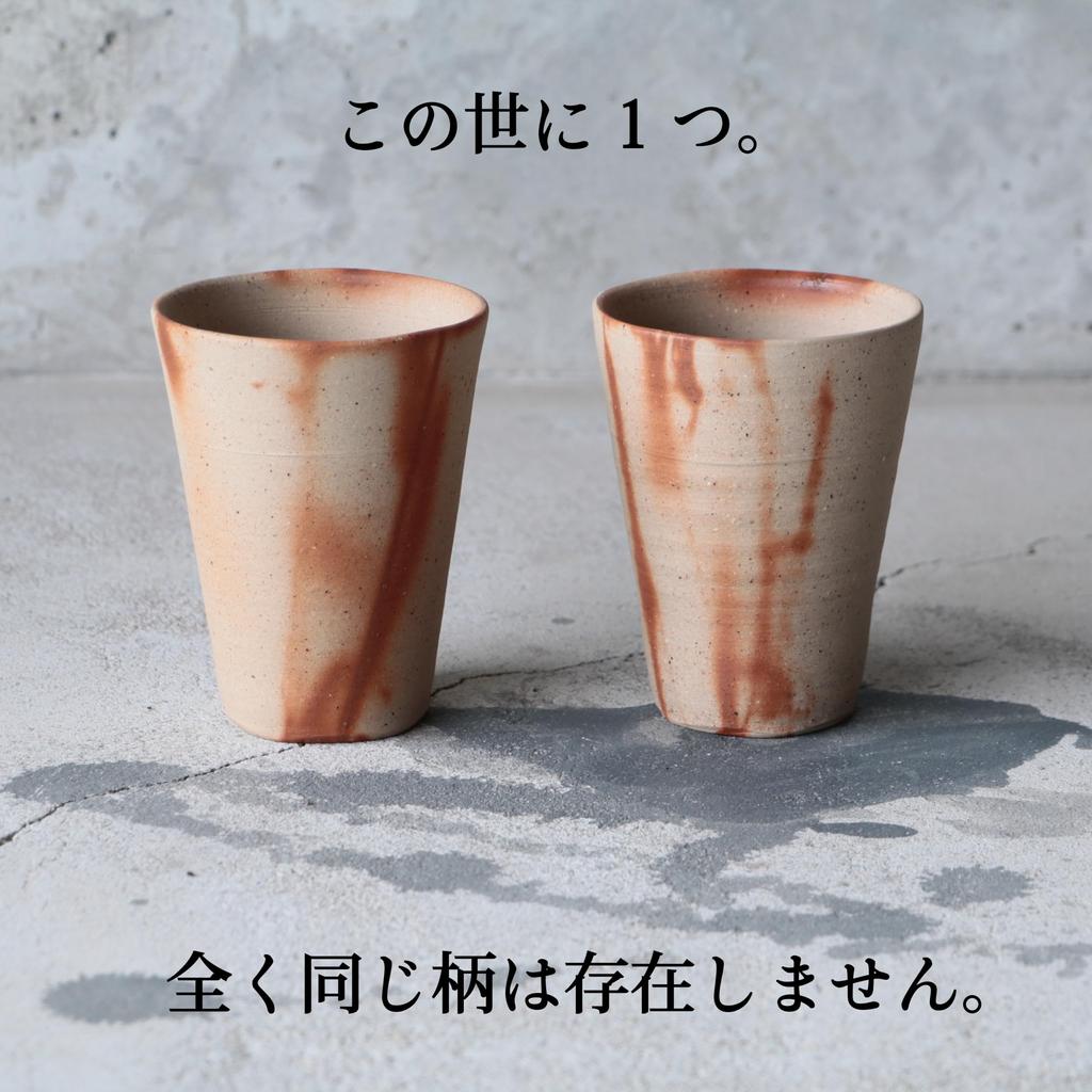 РОДЖЕРС БИдзэнская керамика Кружка для пива БИдзэнская керамика Тамблер Подарок Презент Пивной бокал Пивной бокал Хайбол Японское саке Кофейный тамблер Сделано в Японии Подарок Выход на пенсию