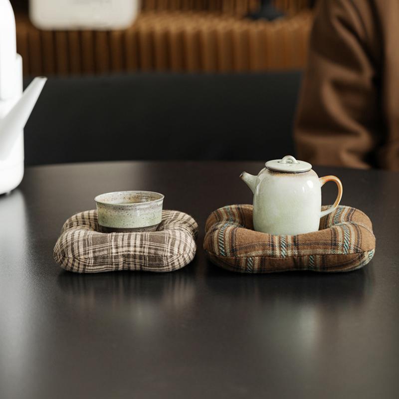 18*17 см хлопковая нескользящая ткань подставка под стакан термостойкий квадратный дизайн уникальный несколько стилей домашний декор стола аксессуары