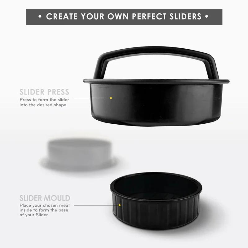 Кухонный пресс для гамбургеров круглой формы, пищевой АБС-пластик, пресс для гамбургеров, мяса, гриль для говядины, пресс для гамбургеров, пресс для приготовления пирожков, инструмент для пресс-формы