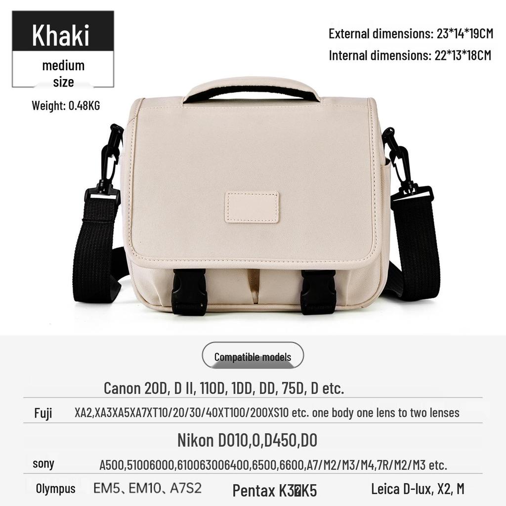Водонепроницаемая портативная сумка для камеры для Canon, Sony, Fuji, Nikon зеркальных/беззеркальных камер - Одноплечевая сумка для фотосъемки