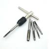 Adjustable T-type Tap Wrench Set Portable Tap Die T-Handle Hand Tapping Tools