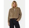Демисезонная куртка Noisy May Cord Jade 27032673 бежевого цвета, стандартный крой